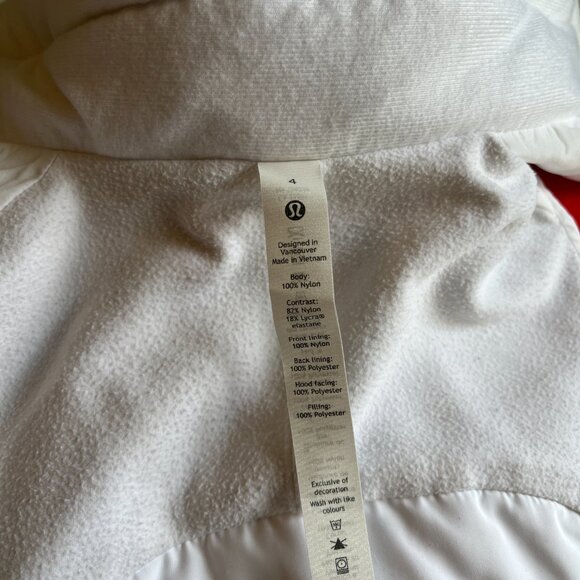 Lululemon "Down for it All" vest sz 4 (lulu sizing) - Picture 2 of 7